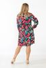 Picture of CURVY GIRL WRAP DRESS IN FLORAL PRINT